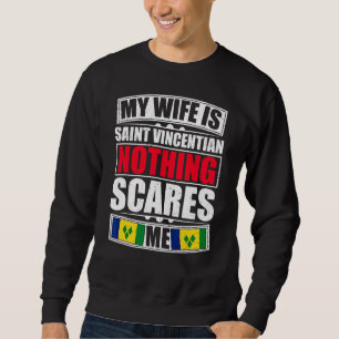 Sudadera Mi Esposa Es San Vicente Nada Me Da Miedo La Bande
