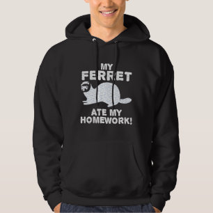 Sudadera Mi Ferret Se Comía Mi Mascota De Comida De Casa De