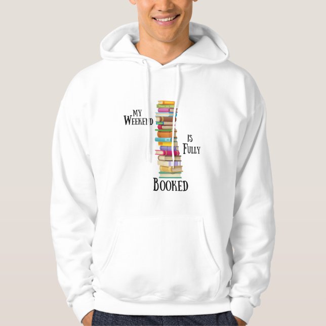 Sudadera Mi fin de semana está totalmente cargado (Anverso)