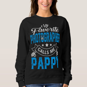 Sudadera Mi fotógrafo favorito llama al Día del Padre de lo