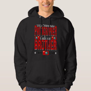 Sudadera Mi fotógrafo favorito me llama Brother Cam