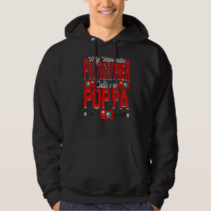 Sudadera Mi fotógrafo favorito me llama Poppa Camer