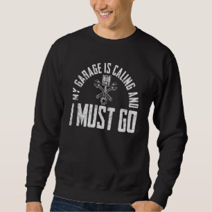 Sudadera Mi Garaje Llama Reparador Automático