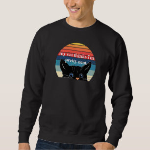 Sudadera Mi gato cree que soy Bonito Neat