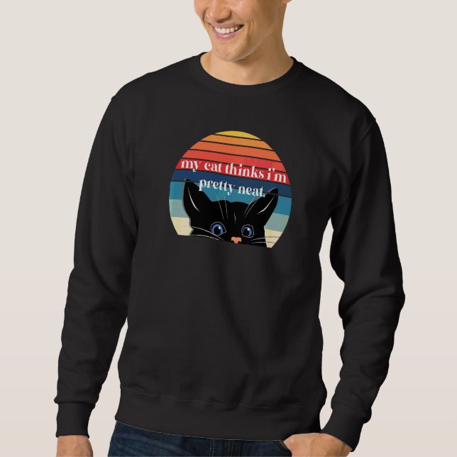 Sudadera Mi gato cree que soy Bonito Neat (Anverso)