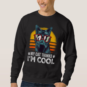 Sudadera Mi gato cree que soy Guay Cats 2