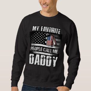 Sudadera Mi gente favorita me llama Día del Padre de papá
