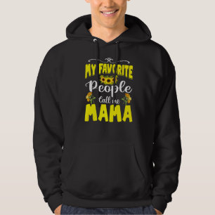 Sudadera Mi Gente Favorita Me Llama Mama Cute Sunflower Mot