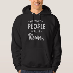 Sudadera Mi Gente Favorita Me Llama Meemaw Famosas Madres D