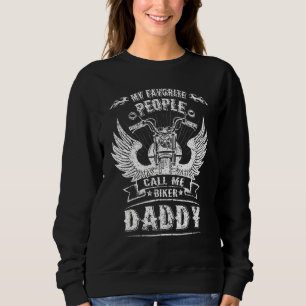 Sudadera Mi Gente Favorita Me Llama Motero Papá Abuelo Mot