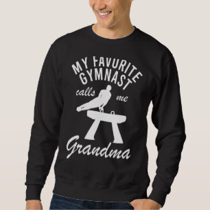 Sudadera Mi gimnasta favorita me llama abuela gimnástica 3