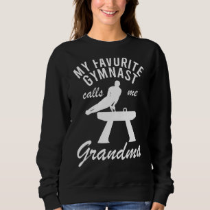 Sudadera Mi gimnasta favorita me llama abuela gimnástica 3