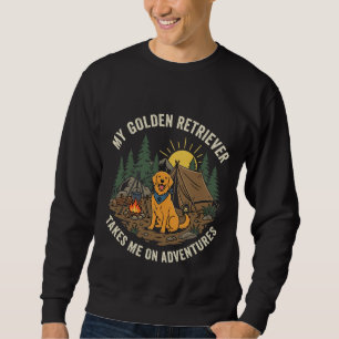 Sudadera Mi Golden Retriever Me Lleva En Aventuras De Campi