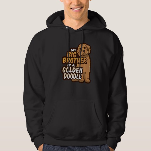Sudadera Mi Gran Hermano Es Un Doodle De Oro Para Un Niño P (Anverso)