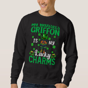 Sudadera Mi Griffon De Bruselas Es Mi Afortunado Perro De E
