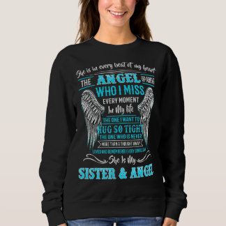 Sudadera Mi Hermana Está En Cada Golpe De Mi Corazón El Áng