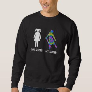 Sudadera Mi Hermana Guardia De Color Hermano De Un Mem De G
