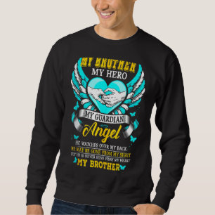 Sudadera Mi hermano, mi ángel de la guarda, puede que se va