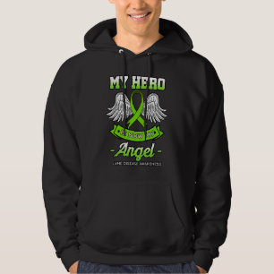Sudadera Mi héroe ahora es mi ángel neurólogos de la enferm