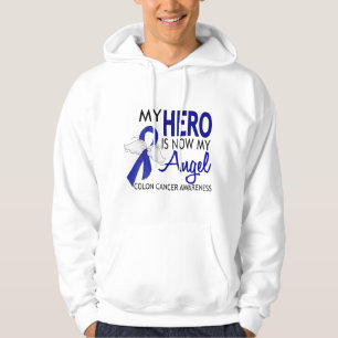 Sudadera Mi héroe es mi cáncer de colon del ángel