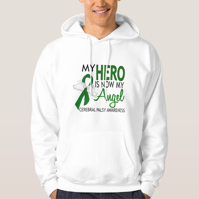 Sudadera Mi héroe es mi parálisis cerebral del ángel (Anverso)