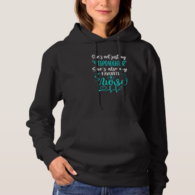 Sudadera Mi Hija Es Una Enfermera Orgullosa. (Anverso)