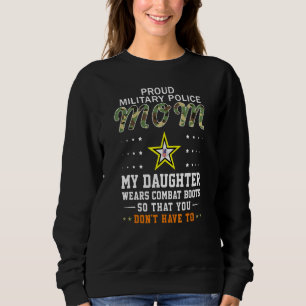Sudadera Mi Hija Usa Boots De Combate Orgullosos Militares