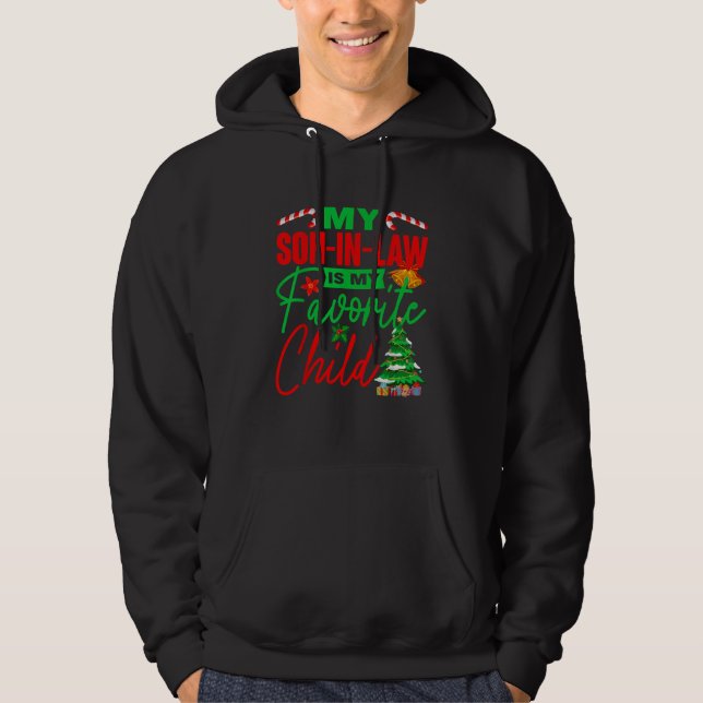 Sudadera Mi Hijo De Derecho Es Mi Navidad Favorito (Anverso)