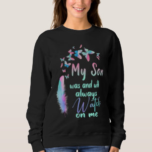 Sudadera Mi Hijo Era Y Siempre Me Observará Los Padres Los