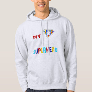 Sudadera Mi Hijo Es Mi Regalo Favorito De Superhéroe Autism