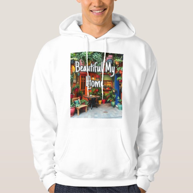 Sudadera Mi Hogar Hermoso  (Anverso)
