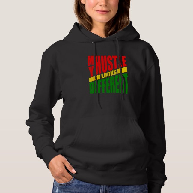 Sudadera Mi Hustre Se Ve Diferente - Verde Amarillo Rojo -  (Anverso)