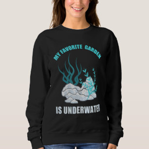 Sudadera Mi Jardín Favorito Es El Pescado Acuático De Aquas