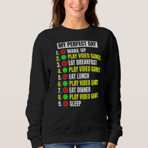 Sudadera Mi juego de video divertido perfecto para el día