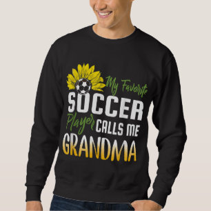 Sudadera Mi jugador de fútbol favorito me llama Sunflow de