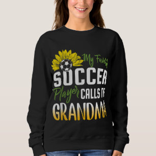 Sudadera Mi jugador de fútbol favorito me llama Sunflow de