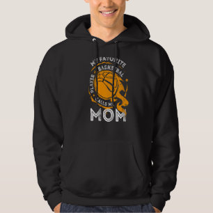 Sudadera Mi jugador favorito de baloncesto me llama madre d