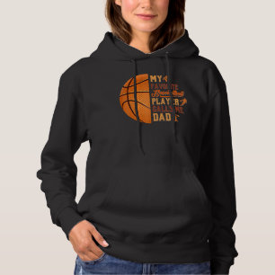 Sudadera Mi jugador favorito de baloncesto me llama vaquero