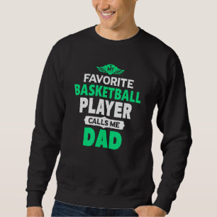 Sudadera Mi jugador favorito de baloncesto me llama vaquero