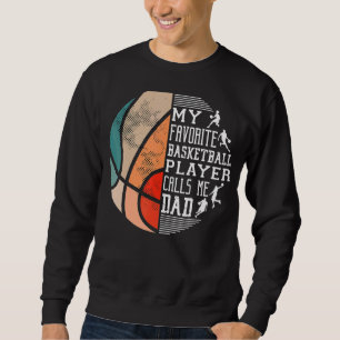 Sudadera Mi jugador favorito de baloncesto me llama vaquero