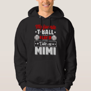 Sudadera Mi jugador favorito de bolas de té me llama D de m