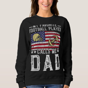 Sudadera Mi jugador favorito de fútbol me llama fútbol de p