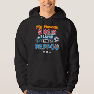 Sudadera Mi jugador favorito de fútbol me llama Pappou padr