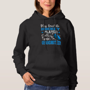 Sudadera Mi jugador favorito de hockey me llama abuela Mot