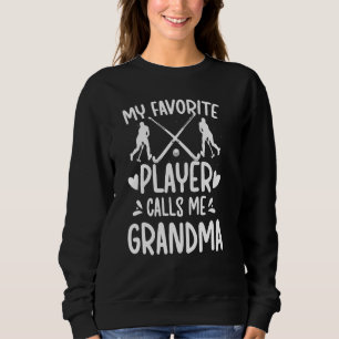 Sudadera Mi jugador favorito de hockey sobre hierba Hock de