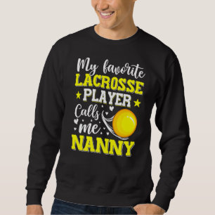 Sudadera Mi jugador favorito de Lacrosse me llama madres na