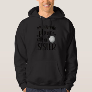 Sudadera Mi jugador favorito de voleibol me llama Voley Her