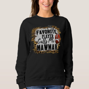 Sudadera Mi jugador favorito me llama madre del fútbol mawm