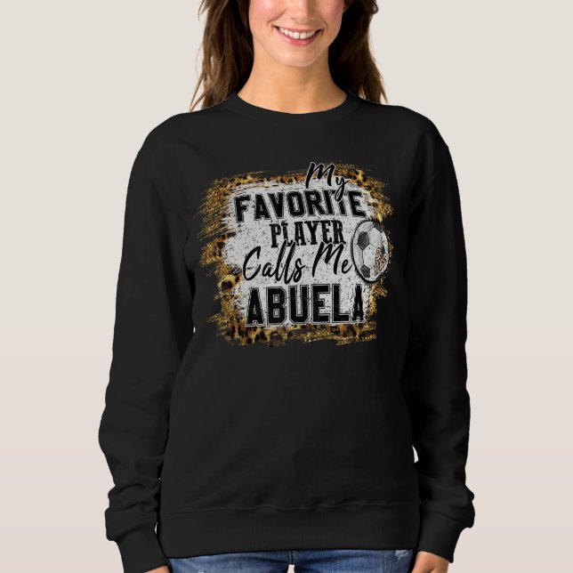 Sudadera Mi jugador favorito me llama madres futboleras de  (Anverso)