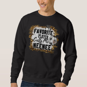 Sudadera Mi jugador favorito me llama madres neonesas de fú